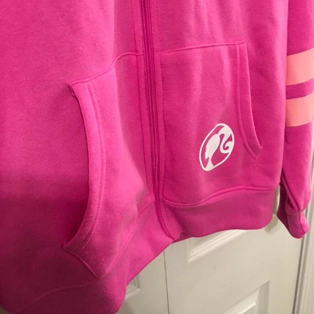 Barbie Zipper Hooded Jacket Women's Small - Picture 3 of 7